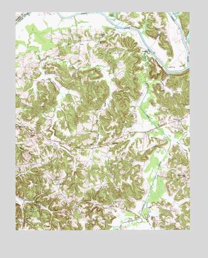 South Hill, KY USGS Topographic Map
