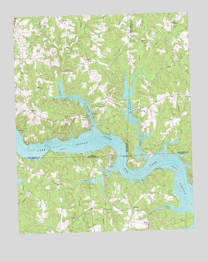 South Hill SE, VA USGS Topographic Map