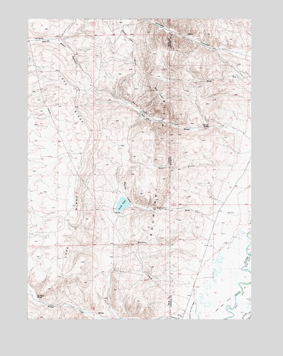 South Lake, UT USGS Topographic Map