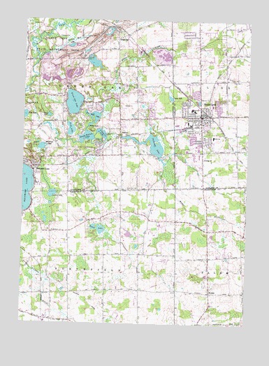 South Lyon, MI USGS Topographic Map