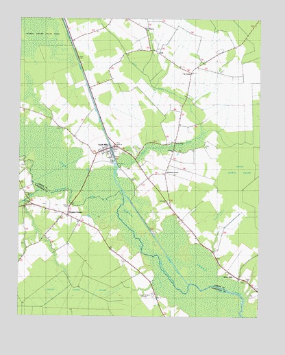 South Mills, NC USGS Topographic Map