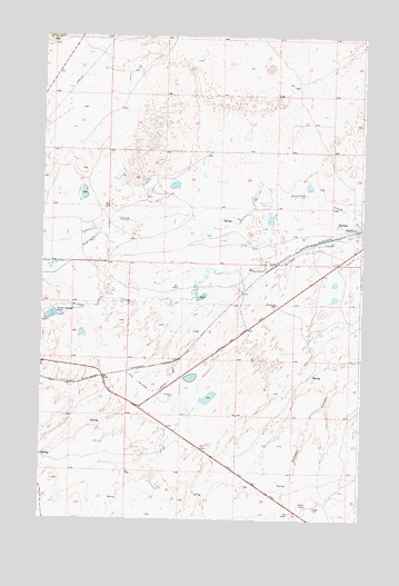 Blackfoot, MT USGS Topographic Map
