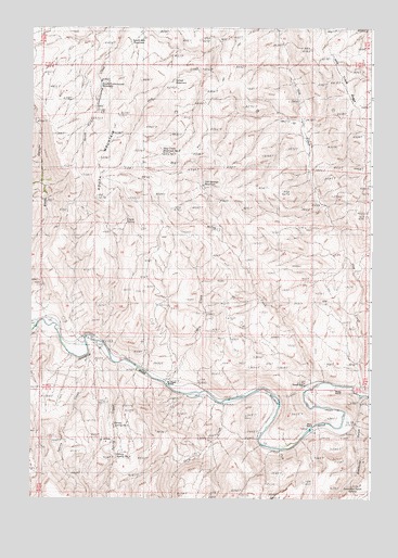 South Mountain, OR USGS Topographic Map