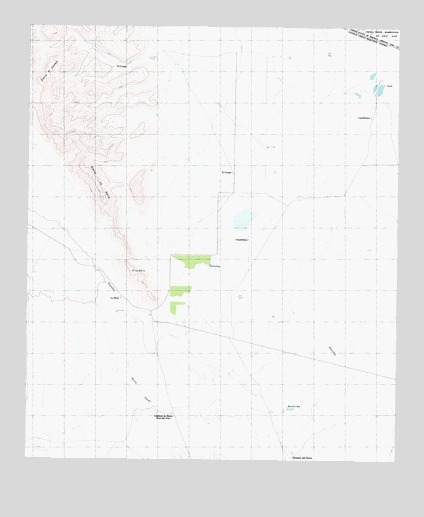South of Bailey Peak, AZ USGS Topographic Map