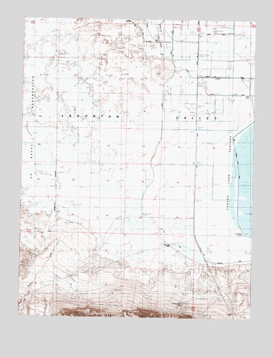 South of Fallon, NV USGS Topographic Map