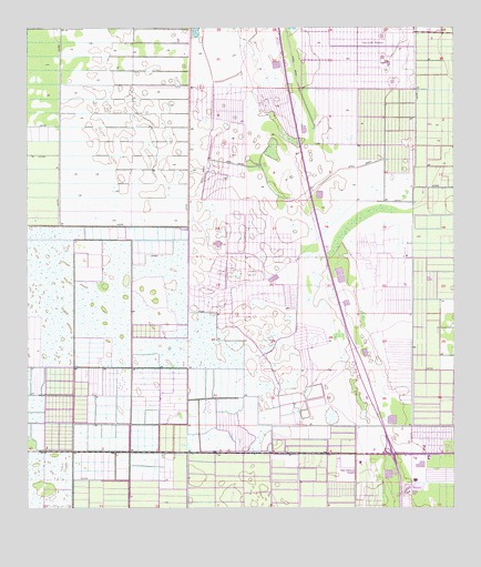 South of Fellsmere, FL USGS Topographic Map
