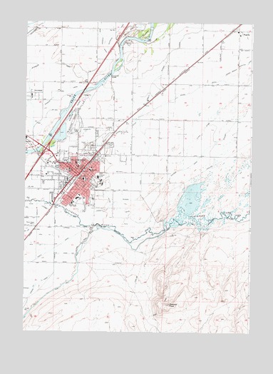 Blackfoot, ID USGS Topographic Map