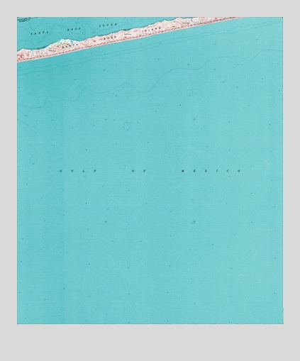 South of Holley, FL USGS Topographic Map