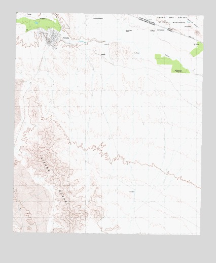 South of Lukeville, AZ USGS Topographic Map