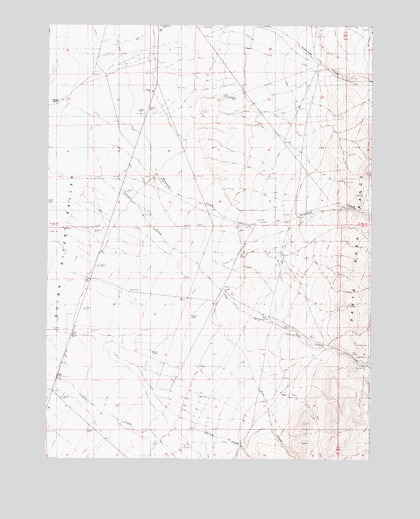 South of McDermitt, NV USGS Topographic Map