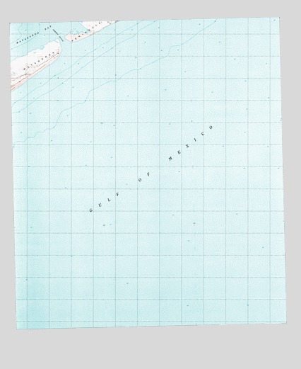 South of Palacios Point, TX USGS Topographic Map