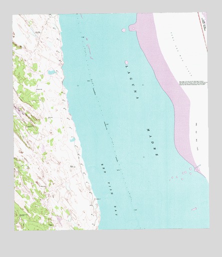 South of Potrero Lopeno NW, TX USGS Topographic Map