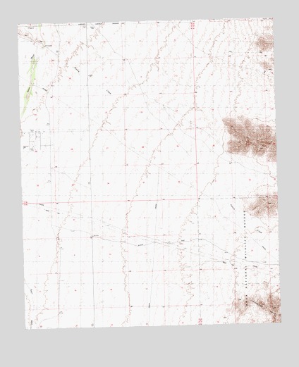 South of Quartzsite, AZ USGS Topographic Map