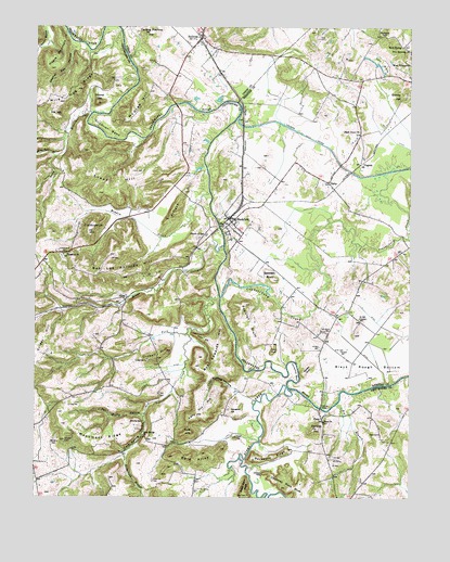 Blackford, KY USGS Topographic Map