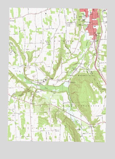 South Onondaga, NY USGS Topographic Map