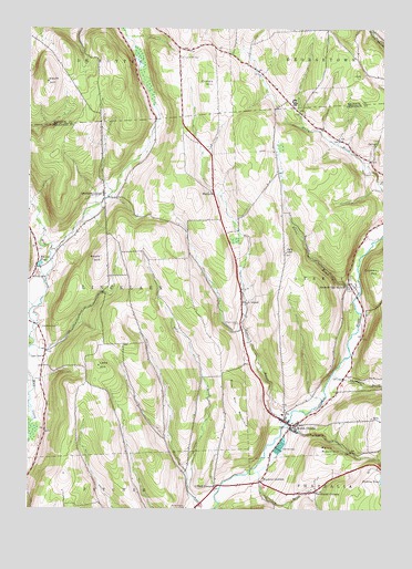 South Otselic, NY USGS Topographic Map