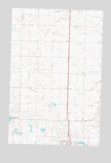 South Prairie, ND USGS Topographic Map
