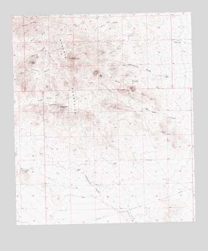 South Pyramid Peak, NM USGS Topographic Map