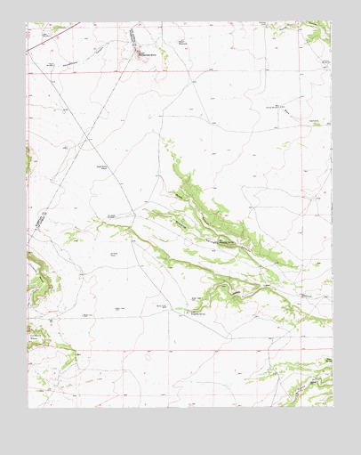 South Rattlesnake Butte, CO USGS Topographic Map