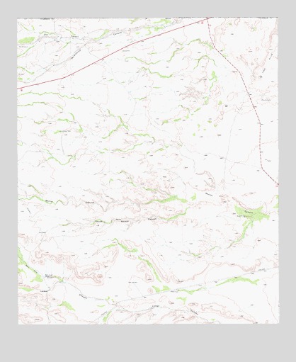 South Rector Canyon, TX USGS Topographic Map