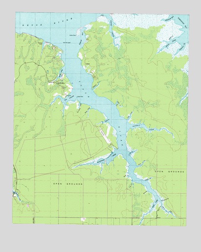 South River, NC USGS Topographic Map