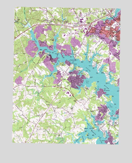 South River, MD USGS Topographic Map