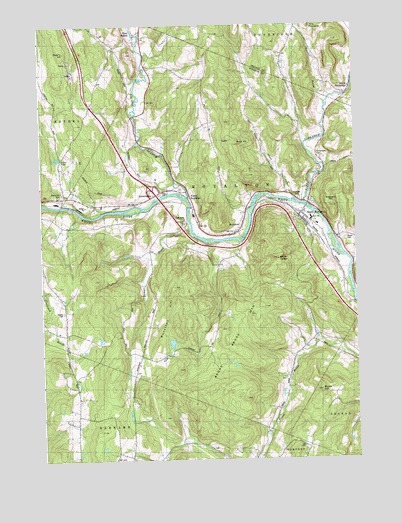 South Royalton, VT USGS Topographic Map