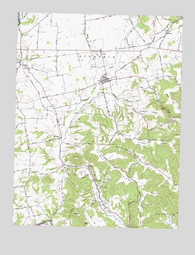 South Salem, OH USGS Topographic Map