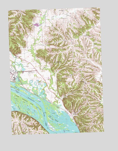 Blackhawk, IL USGS Topographic Map
