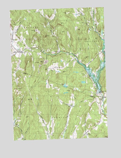 South Strafford, VT USGS Topographic Map