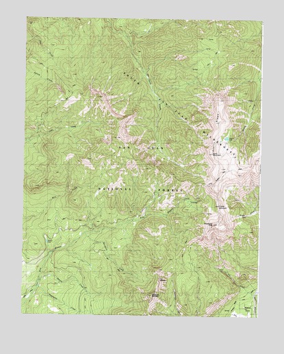 Blackhead Peak, CO USGS Topographic Map