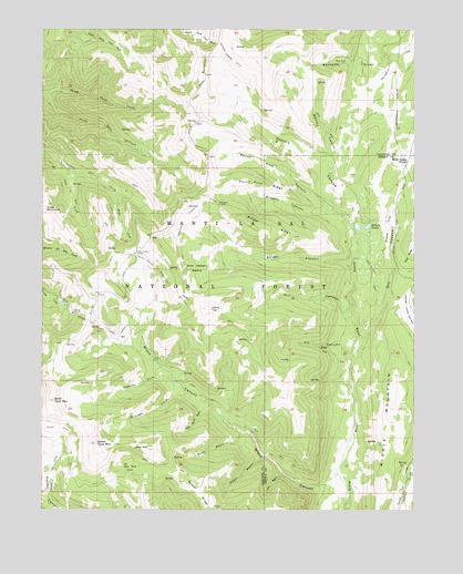 South Tent Mountain, UT USGS Topographic Map