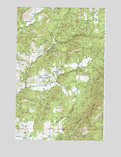 Blackhorse Canyon, WA USGS Topographic Map