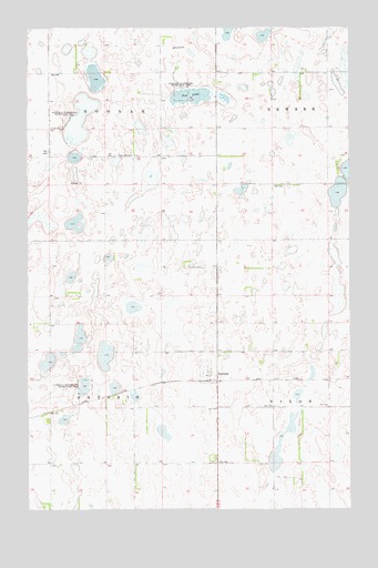 Southam, ND USGS Topographic Map