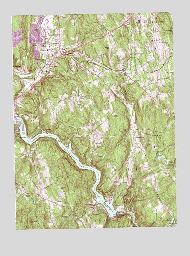 Southbury, CT USGS Topographic Map