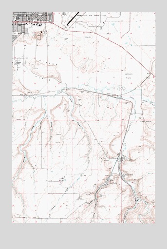 Southeast Great Falls, MT USGS Topographic Map