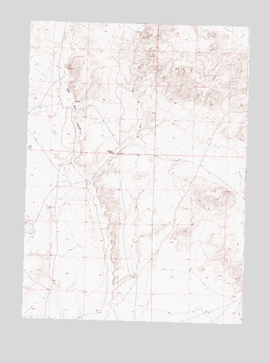 Blackjack Ranch, WY USGS Topographic Map