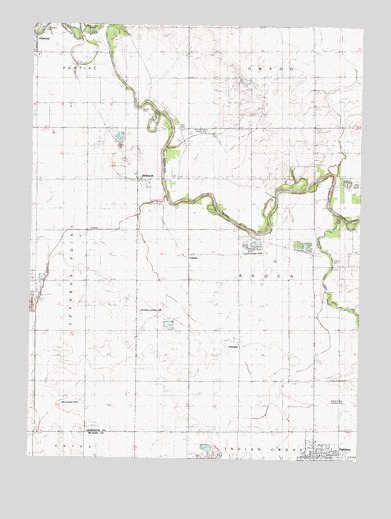 Southeast Pontiac, IL USGS Topographic Map