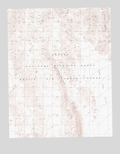 Southeastern Mine, NV USGS Topographic Map