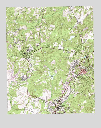 Southern Pines, NC USGS Topographic Map