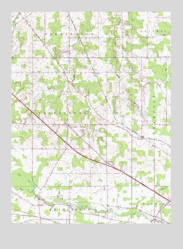 Southington, OH USGS Topographic Map