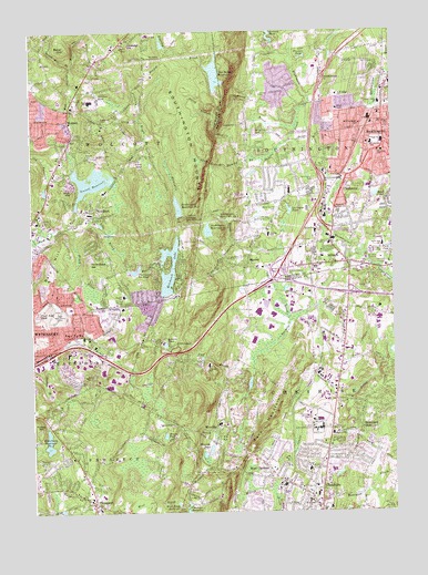 Southington, CT USGS Topographic Map