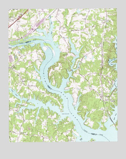 Southmont, NC USGS Topographic Map