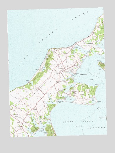 Southold, NY USGS Topographic Map