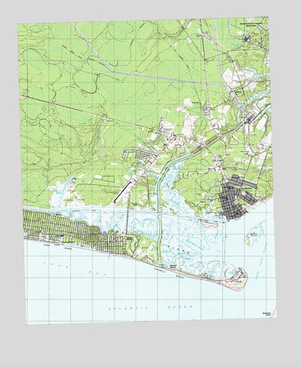 Southport, NC USGS Topographic Map