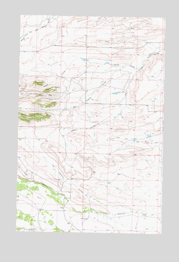 Blackleaf, MT USGS Topographic Map