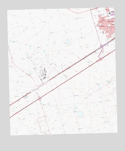 Southwest Midland, TX USGS Topographic Map