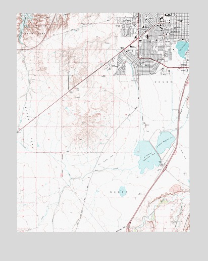Southwest Pueblo, CO USGS Topographic Map