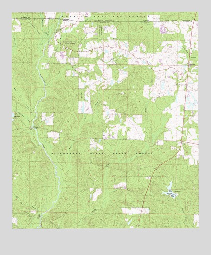 Blackman, FL USGS Topographic Map