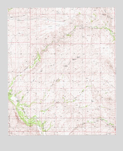 Soza Mesa, AZ USGS Topographic Map